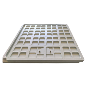 24x24 Inch Square FRP Manhole Cover Solid <b>Top</b> 3Ton <b>Load</b> Capacity Heavy Duty UV Resistant Composite Access Cover for Construction - Product Image 5