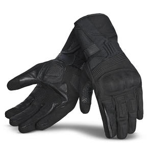 Gants de moto personnalisés en cuir pour hommes, avec protection rigide des articulations, pour la conduite en extérieur et la sensibilité tactile - Product Image 1