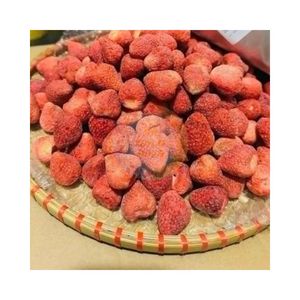 Rodajas de fresa natural comestible liofilizadas, fresa entera para decorar cócteles, decoración de pasteles, yogur, paquete personalizado de 60g - Product Image 2