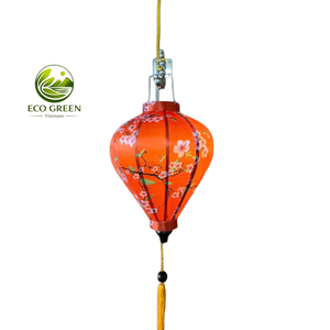 Handmade Hoi An Lantern with Bamboo Frame Decorative Silk Lamp for Bedroom Meditation and Yoga Studio Decor - Product Image 5