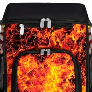 Bolsa de béisbol al por mayor con compartimento para casco, fundas para bates, almacenamiento para zapatos y correas acolchadas para jugadores. - Product Image 5