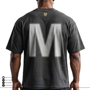 T-shirt unisexe Mawra personnalisé surdimensionné 100 % coton vierge imprimé sérigraphié pour l'été et les activités de plein air - Product Image 2