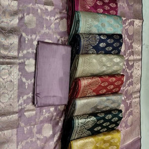 Costume en soie pure Banarasi 3 pièces - Product Image 1