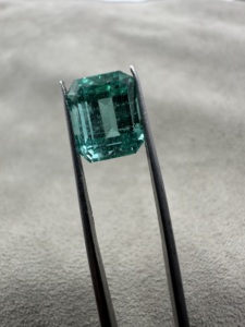 Pierre précieuse naturelle de Zambie, taille émeraude, 4,51 carats, pierre brute pour la création de bijoux, pierre précieuse naturelle - Product Image 4