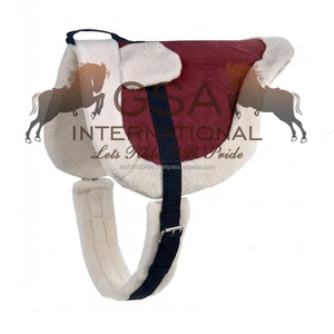 Almohadilla para montar a caballo sin silla, 100% algodón, forro polar y relleno de espuma de alta densidad para equitación y entrenamiento. - Product Image 4