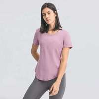 T-shirt en jersey imprimé à manches courtes et col rond pour homme, 100 % coton, coupe ample, décontracté et léger