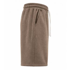 Shorts en molleton surdimensionnés pour hommes, mélange de coton de qualité supérieure, style streetwear décontracté, fabricant OEM ODM, vente en gros - Product Image 5
