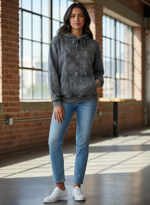 Custom Design 100 % Cotton High Quality Acid Wash <b>Pullover</b> <b>Men</b> Hoodies With distressing Heavyweight Top Selling <b>Men</b> Hoodies - Product Image 6