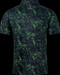 Camiseta de Golf para Hombre, Corte Regular, Tejido de Punto con Estampado por Sublimación 3D de Micah Corporation, Poliéster y Spandex de Secado Rápido y Alta Calidad - Product Image 2