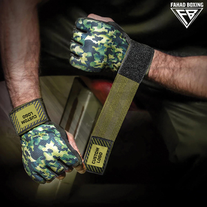 Vendas de Boxeo Personalizadas de la Más Alta Calidad con Logotipo Impreso, de Algodón y Goma, Absorbentes de Impactos y Transpirables - Product Image 2