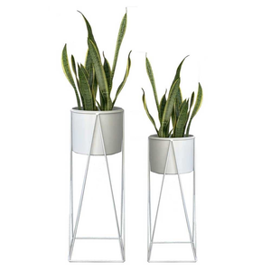 Grandes jardinières d'extérieur, pots de jardin et jardinières à fleurs, supports de jardinières en métal et conteneurs pour plantes pour une belle décoration intérieure - Product Image 4