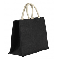 Sacs en toile de qualité supérieure avec poignée en cuir et sacs en lin personnalisés avec logo imprimé pour le bureau, les voyages et usage personnel