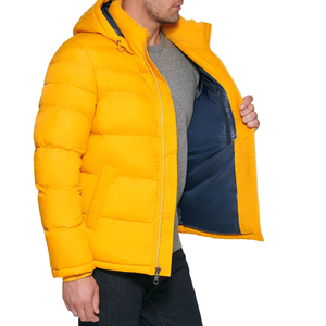 <b>Men</b> Thick Puffer <b>Jacket</b> with Hood Reversible Design Waterproof & Windproof Nylon Material Streetwear Style - Product Image 6