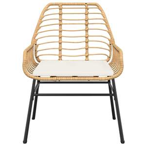 Ensemble de salle à manger de jardin marron - Product Image 6