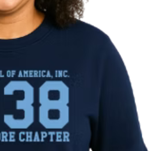 เสื้อสเวตเชิ้ตกราฟิกสีน้ำเงินกรมท่าสำหรับผู้หญิง ปี 1938 เสื้อแขนยาวลำลอง สตรีทแวร์สำหรับทุกวัน เสื้อผ้าสไตล์ไลฟ์สไตล์ที่สวมใส่สบาย - Product Image 4