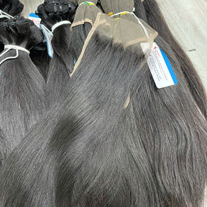 Migliore Scelta: Chiusura in Pizzo HD Svizzero, Extension di <span class=keywords><strong>Capelli</strong></span> Vergini Vietnamiti, con Bordo a Partizione Libera, Pronta per la Spedizione - Product Image 3