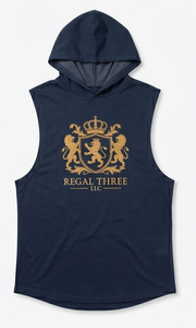Embroidered <b>Mens</b> Muscle Fit Hood Tank Tops Sleeveless Gym Hooded <b>Singlet</b> Body Building Print Stringer Hood <b>Mens</b> Workout Tank Top - Product Image 3