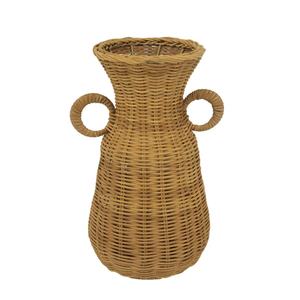 Jarrón de flores de ratán estilo boho, jarrón de mimbre hecho a mano con ratán natural, jarrón decorativo para el hogar, proveedor mayorista de Vietnam - Product Image 4