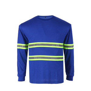 Camisa de Seguridad Reflectante con Cinta Reflectante, Ropa de Trabajo Ligera para Sitios de Trabajo Industriales - Product Image 3
