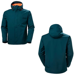 Men Waterproof Outdoor Hiking Running Camping <b>Jackets</b> Men's <b>Light</b> <b>Weight</b> Full Zipper Polyester Spandex Rain Coats - Product Image 2