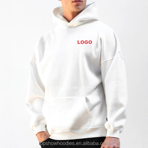 Sudadera con Capucha Personalizada de Alta Calidad, 500gsm, Tejido French Terry, Hombros Caídos, Sin Cordones, Talla Grande para Hombre - Product Image 1