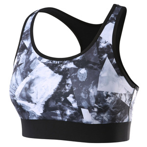 เสื้อชั้นในกีฬาโยคะผู้หญิงผ้าสแปนเด็กซ์ไร้รอยต่อพิมพ์ลายแบบซับลิเมชั่นคุณภาพสูง ระบายอากาศได้ดี เหมาะสำหรับออกกำลังกาย ฟิตเนส และเล่นกีฬา - Product Image 3