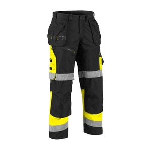 Pantalon de travail réfléchissant 100% coton pour hommes, vêtements de sécurité pour hommes, pantalon de sécurité routière de haute qualité fabriqué par HI 2026 - Product Image 3