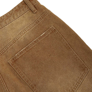 Jean en denim pour homme de qualité supérieure, tissu doux, nouveau modèle élégant à motif uni, tendance, en gros, jean délavé pour homme - Product Image 4