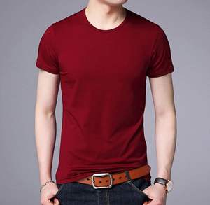 Camiseta de Hombre 100% Algodón al por Mayor, Cuello Redondo Básico, Manga Corta, Transpirable, Informal de Verano, Personalizable, Ropa Urbana al por Mayor - Product Image 1