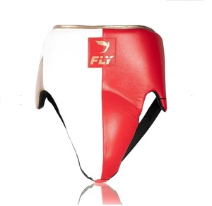 Ensemble de boxe personnalisé en cuir de vachette véritable avec sangle réglable, comprenant des gants de boxe, un casque et une protection inguinale - Product Image 6