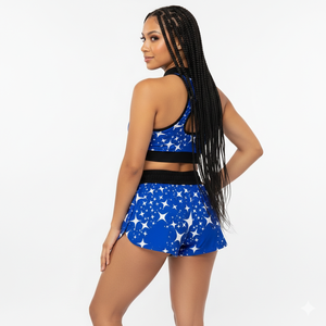 Ensemble d'uniformes de cheerleading pour femmes, logo personnalisé, haut et jupe, tenue de cheerleading, fabricant direct OEM ODM, vêtements de cheerleading - Product Image 4