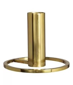 Support de bougie en métal classique pour table, élégant porte-bougie, centre de table, décoration intérieure vintage - Product Image 4