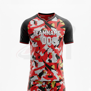 Uniforme Profesional de Fútbol para Equipo, Conjunto de Camiseta y Pantalones Cortos Sublimados, Ligero, Deportivo, OEM - Product Image 3