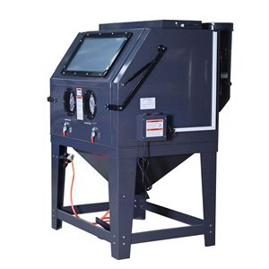 Commercial 265 Gallon/990L <b>Sandblaster</b> Cabinet Oversized View Window 125 PSI 24 CFM Vacuum Filtration System TMG Spray Booths - Product Image 6