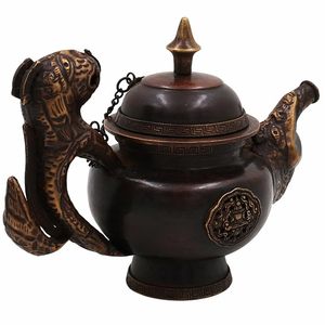 Pichet à eau Surahee en laiton artisanal, traditionnel, vintage, décoratif, pour la décoration de la maison et le service - Product Image 4