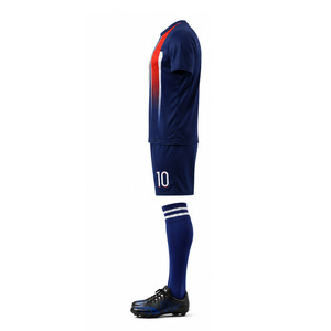 Black Geometric Sublimated Soccer Jersey Set Short Sleeve Moisture Wicking <b>Athletic</b> Uniform Football Kit Men's Adult All Seasons - Product Image 5