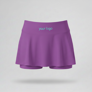Custom Pickleball Skort Compression Liner Skirt <b>Shorts</b> Quick Dry Breathable Athletic Performance Skort with Ball Pocket OEM ODM - Product Image 5
