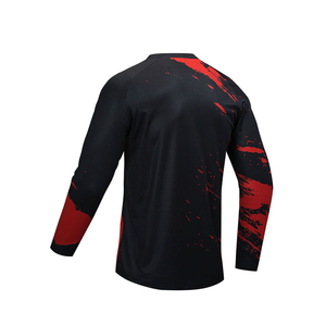 เสื้อเจอร์ซีย์มอเตอร์ครอส ระบายอากาศได้ดี % โพลีเอสเตอร์ ปรับแต่งได้ ลายธงชาติอเมริกัน สำหรับผู้ใหญ่ ผู้ชาย ขี่มอเตอร์ไซค์วิบาก แข่งรถ - Product Image 4