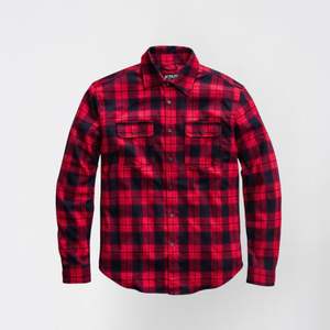 Camisa de Franela Elástica para Hombre, de Alta Calidad, Poliéster/Algodón, Lisa, Casual, Antiarrugas, Ecológica y Sostenible, con Botones - Product Image 1