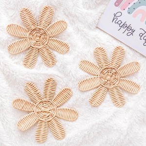 Toddler playroom wall accessories natural fiber hanging <b>ornaments</b> lowest cost rattan decor pieces - Product Image 4
