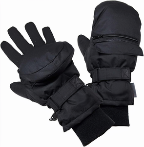Mitaines de sport d'hiver Chic Seeker pour enfants de 2 à 6 ans – Adorables mitaines rayées en acrylique/coton pour garçons et filles, longueur poignet, pour le ski et les activités de plein air, chaudes et décontractées - Product Image 4