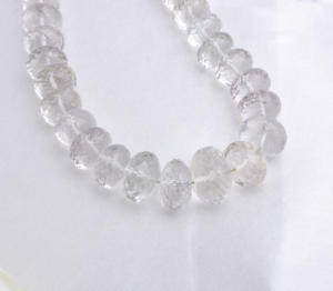 อเมทิสต์สีเขียวธรรมชาติ + ลูกปัดควอตซ์สีขาวเจียระไน อัญมณีธรรมชาติ สำหรับทำเครื่องประดับชั้นดี - Product Image 6