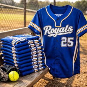Maillots de softball personnalisés en gros, imprimés par transfert thermique, respirants et anti-humidité pour équipes - Fournisseur OEM avec livraison rapide - Product Image 6