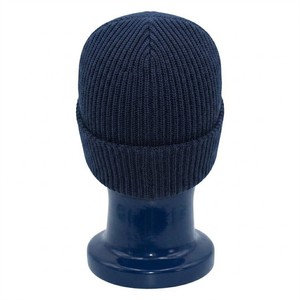 Classic Ribbed Knit Beanie Hat Solid Color Warm <b>Winter</b> <b>Cap</b> Unisex Adult 56-58CM Acrylic Folded Cuffed Style Casual Wear - Product Image 2