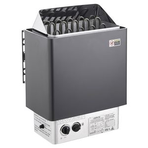 Calentador de sauna de vapor de madera maciza de hemlock de 9KW con temporizador de 3 horas y controles integrados para uso en gimnasios - Product Image 5