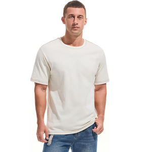 Camiseta de Algodón 100% de Alta Calidad, 240 g/m², para Hombre, Estilo Urbano, Lisa, para Impresión Personalizada - Product Image 2