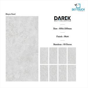 600X1200 mm glazed vitrified floor tiles matt finish large size tiles durable and stylish for home living room and office spaces - Product Image 3