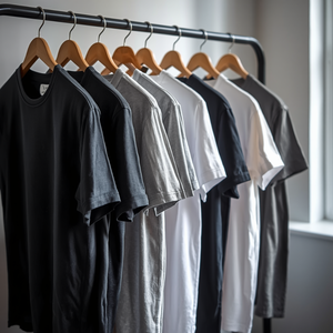 เสื้อยืดผู้ชาย แขนสั้น ผ้าฝ้าย สไตล์ลำลอง แบบพื้นฐาน พร้อมบริการรับผลิตแบบ OEM ODM - Product Image 5