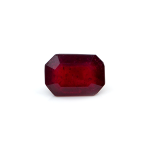 Rubis naturel de Bangkok octogonal 8,32 carats, pierre précieuse de rubis naturel taillée en facettes pour la fabrication de bijoux, prête à l'emploi - Product Image 1