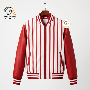 เสื้อแจ็คเก็ตบอมเบอร์คลาสสิก Delta Sigma Sorority รุ่น Private Label |   สีแดง สีขาว กระดุมหุ้มผ้า ระบายอากาศได้ เป็นมิตรกับสิ่งแวดล้อม สำหรับทุกเพศ - Product Image 6